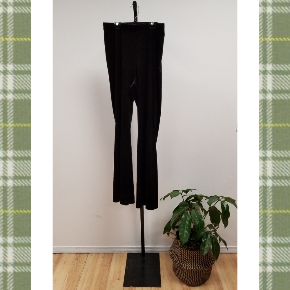 Velvet flared pant